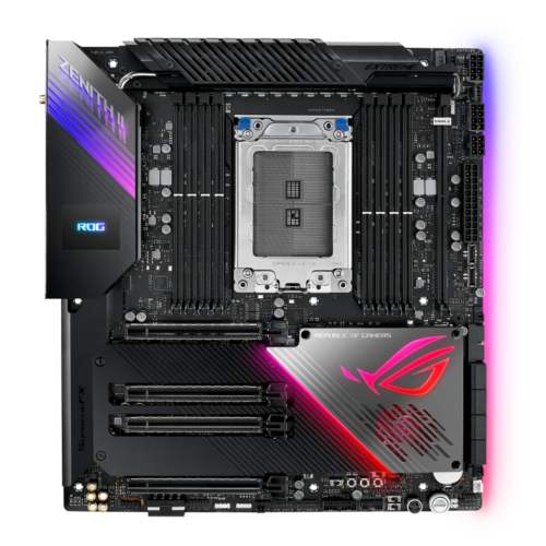 Asus Rog Zenith Ii Extreme Trx40 E-Atx Amd 3960X/3970X/3990X Gaming Motherboard