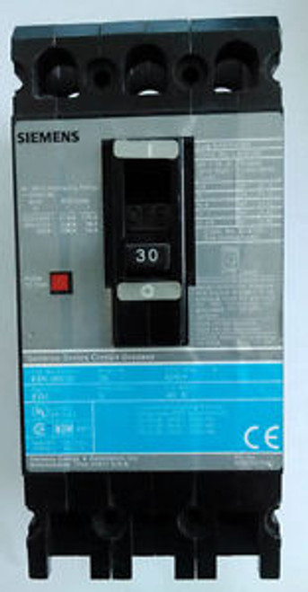 Siemens ED63B030 600-Volt 30-Amp 3-Pole Circuit Breaker