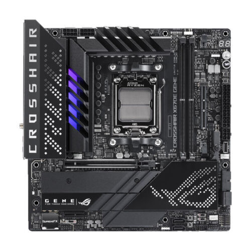 For Asus Rog Crosshair X670E Gene Vga Amd Am5 Ddr5 Motherboard Test Ok