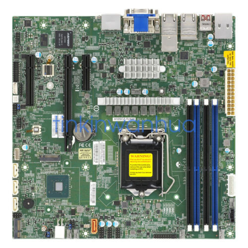 For Supermicro X12Scz-Tln4F Intel W480E Lga-1200 Micro-Atx Server Motherboard