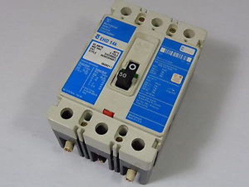 Westinghouse EHD3050L Circuit Breaker 50A 3P 480V  WOW