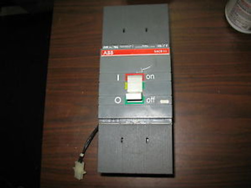 ABB SACE S3L 100 Amp 3 Pole 600V Circuit Breaker with 120 Vac Shunt Trip