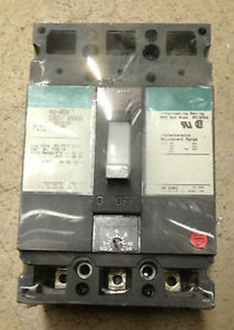 GENERAL ELECTRIC TEC36030 3 POLE 30 AMP 600 VOLT BOLT IN NEW STYLE BREAKER USED