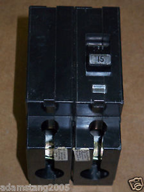 Square D EHB 2 pole 15 amp 480y/277v EHB24015 Circuit Breaker Chipped Corner