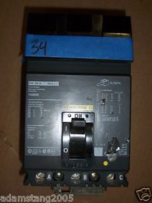 Square D FA FA36050 50 amp 3 pole 600v circuit Breaker NEW  style black label