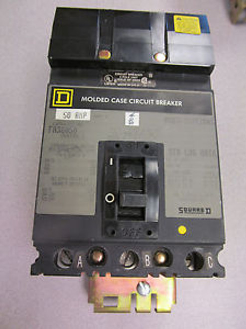 Square D FA36050 I Line Circuit Breaker 50 Amp 3 Pole 600 V