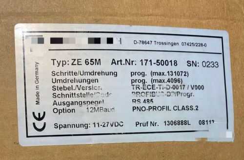 1Pcs New Ze65M 171-50018