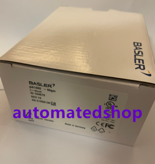 Basler Industrial Camera Pia1000-60Gm New Fedex Or Dhl