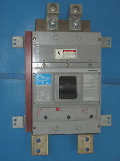 SIEMENS JXD62B400 400A 600VAC 250VDC 2POLE CIRCUIT BREAKER TYPE JXD6