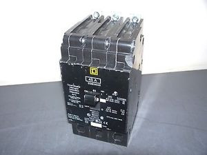 SQUARE D CIRCUIT BREAKER CAT EGB34045 45A/480V/3POLE