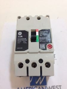 General Electric TEYH3110B 110 AMP 3 Pole 120/240 VAC Used