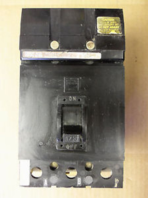 Square D Q2 3 pole 175 amp 240v 22k Q232175 Circuit Breaker BLACK FACE