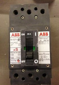 Type ES ABB Circuit Breaker 25A 3 Pole