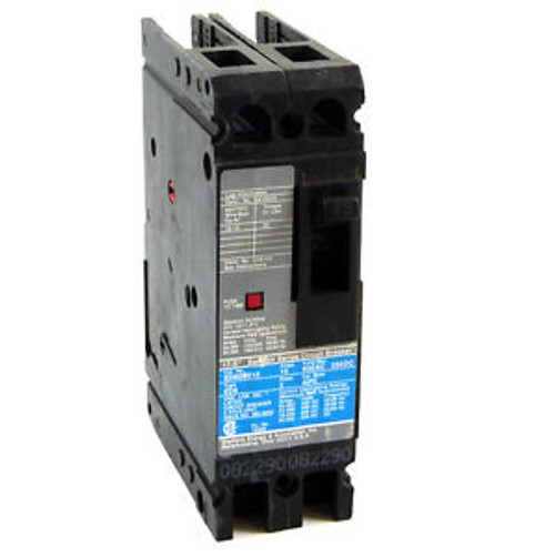 Used Siemens ITE ED42B015 480 Volt 2 Pole 15 Amp Circuit Breaker