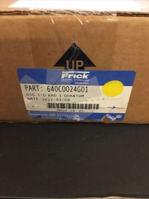 Brand New Oem Frick 640C0024G01 Digital I/O Board I Quantum | Nt G1