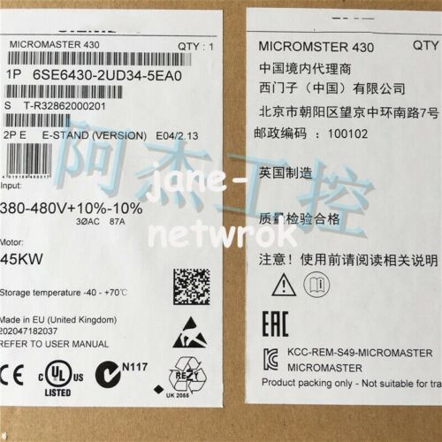 1Pc   New 6Se6430-2Ud34-5Ea0