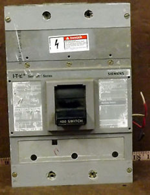 1 USED ITE JXD63S400A 400AMP CIRCUIT BREAKER MAKE OFFER 1 USED ITE JXD63S400A 400AMP CIRCUIT BREAKER MAKE OFFER