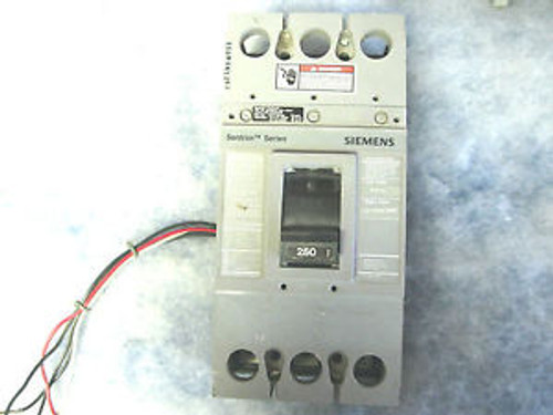 ITE SIEMENS SENTRON HFXD63S250A shunt trip S11FD60 Aux switch A01FDLV Breaker