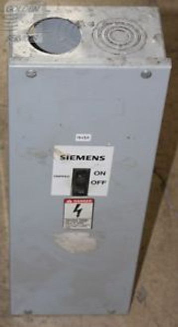 Siemens CED6N1S I-T-E Circuit Breaker Enclosure 600V 125A W/ ED43B125 125A 3P