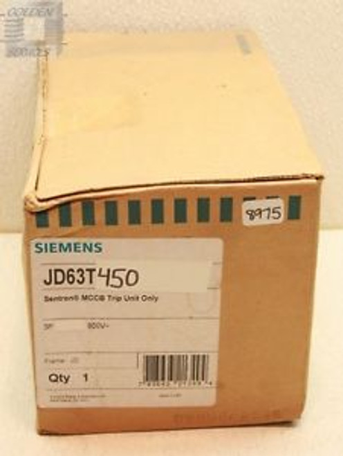 Siemens JD63T450 Trip Unit