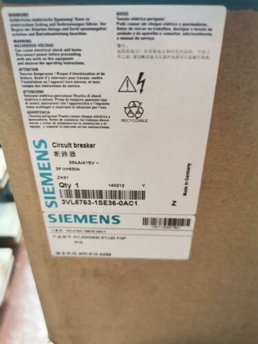 1Pc   New 3Vl6763-1Se36-0Ac1