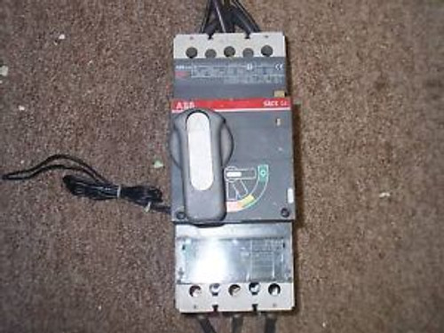 ABB SACE S4 S4N 3 pole 600v 100 amp circuit breaker