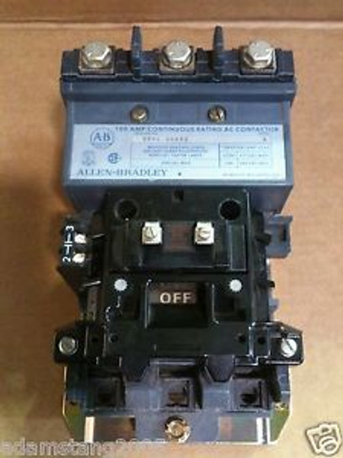 Allen Bradley 500L-D0D93 Lighting Contactor 100 amp 3 Pole 120v AC Coil