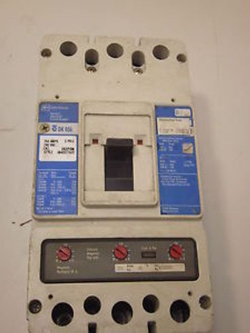 Cutler Hammer DK DK3250W 240v 3 pole 250 Trip Circuit Breaker BLUE  label ..