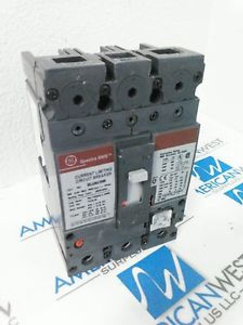 GE SELA36AT0100 current limiting circuit breaker with SPRE100A70 70 amp rated