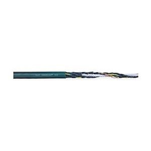 Control Cable, Flexing, 14/5, Green, 100 Ft