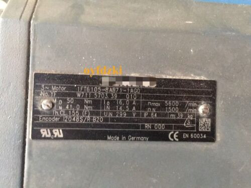 1Pc   Used  1Ft6105-8Ab71-1Ag0