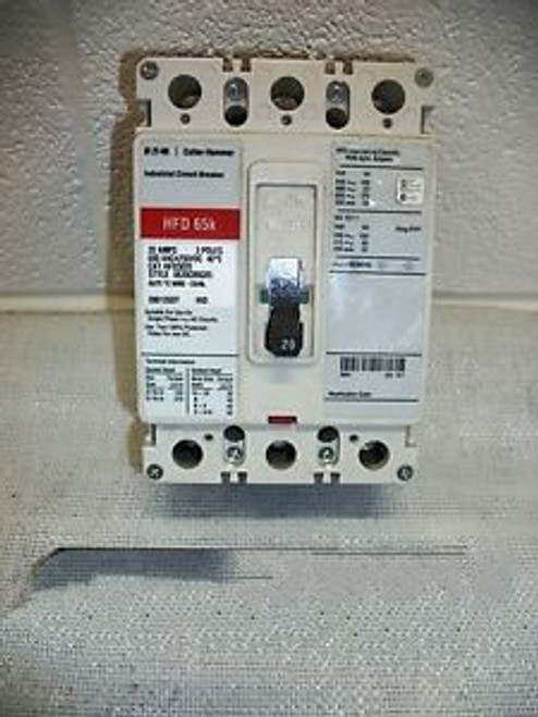 Cutler Hammer HFD65K/HFD3020 20 Amp Circuit Breaker (CIR1449)