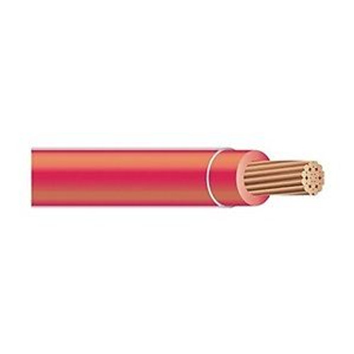 Building Wire, Thhn, 6 Awg, Red, 500Ft