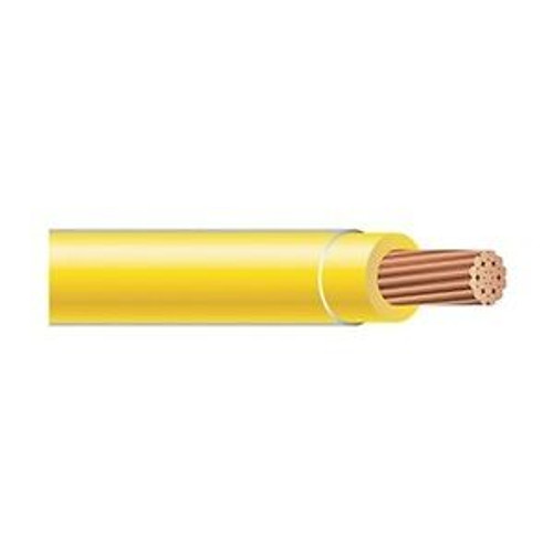 Building Wire, Thhn, 6 Awg, Yellow, 500Ft