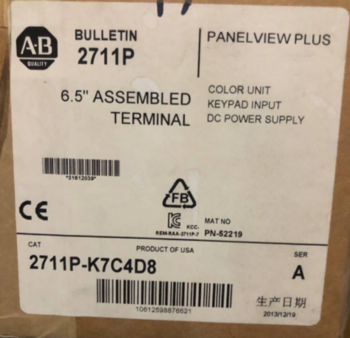 1Pc  For New  2711P-K7C4D8   Fedex Or Dhl