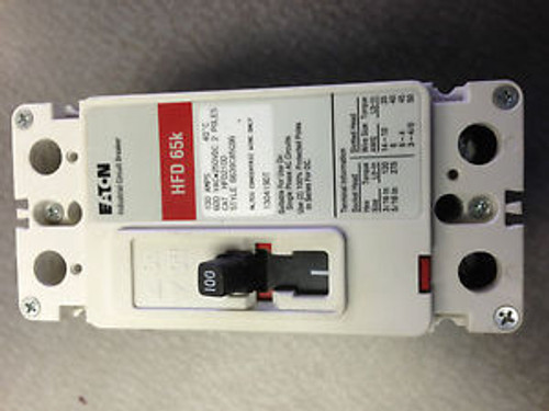 HFD2100 Cutler Hammer 100A 2 Pole Circuit Breaker