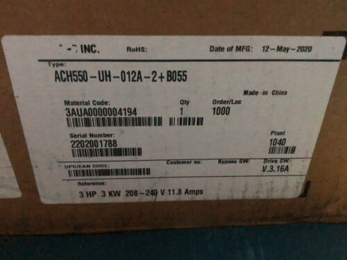 1Pc   New Ach550-Uh-012A-2+B055