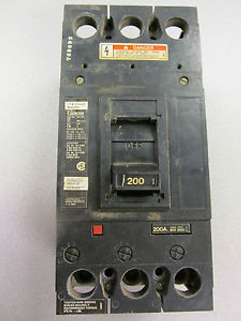 ITE FJ63B200 Circuit Breaker 200 Amp 600 V 3 Pole