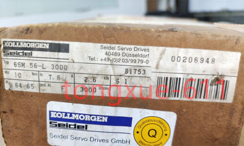 Brand New Kollmorgen 6Sm56-L3000 Motor