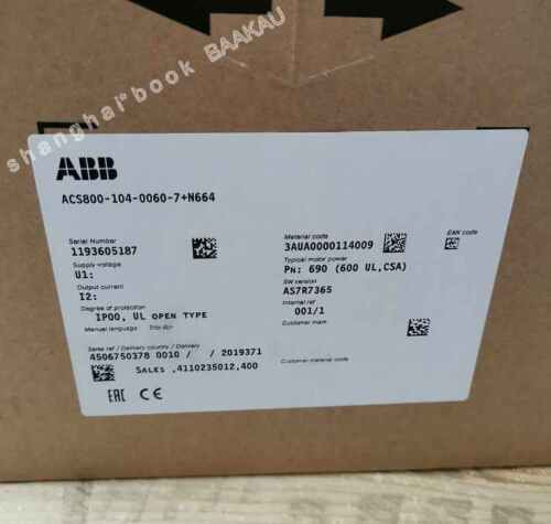 1Pcs New Acs800-104-0060-7+N664