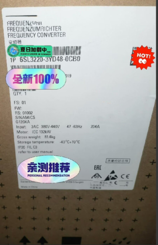 1Pc   New  6Sl3220-3Yd48-0Cb0