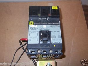 SQUARE D FAB FAB360151021 3 pole  15 amp fa360151021 Breaker FAB36015-1021 Shunt
