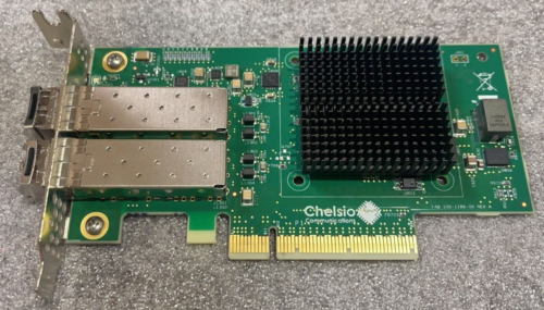 Chelsio 110-1188-50 Pt1720 Dual Port 10Gb Sfp+ Pci-E Unified Wire Adapter Card