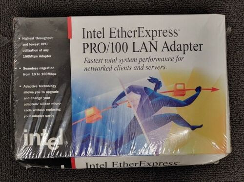 Pila8465B Intel Etherexpress Pro/100 Lan Adapter Sealed In Plastic