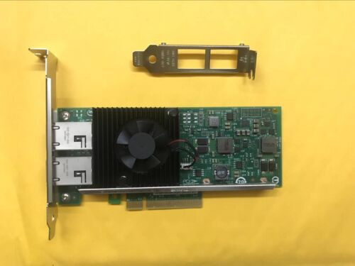Dell Intel X540-T2 10Gbe Genuine Converged Dual Port Network Adapter K7H46 3Dfv8