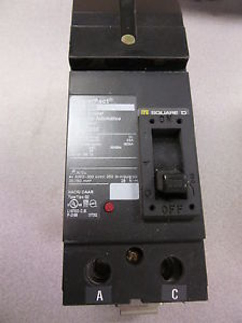 Square D QDA222002 PowerPact I Line Circuit Breaker 200 Amp 2 Pole 240 V