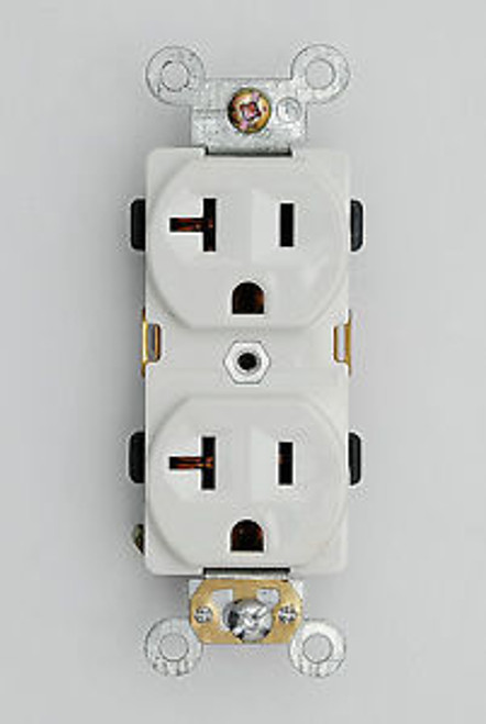 100 Industrial Grade Heavy Duty Receptacles 20A /125V Outlet 5-20R Plug 62080-W