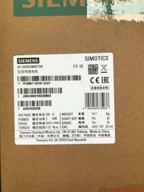 1Fl6067-1Ac61-2Lg1 Siemens One Year Warranty Fast Delivery 1Pcs Very Good