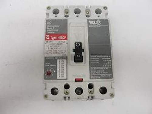 Westinghouse Motor Circuit Protector, HMCP050K2C, 50A, 3 Pole, 600VAC-250VDC