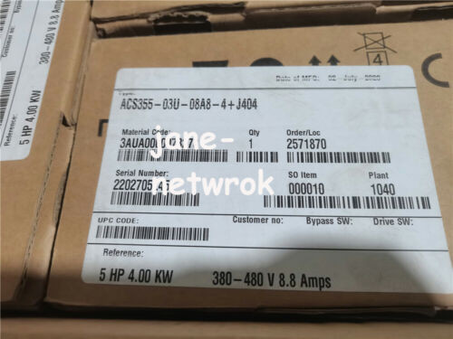 1Pc   New Acs355-03U-08A8-4+J404